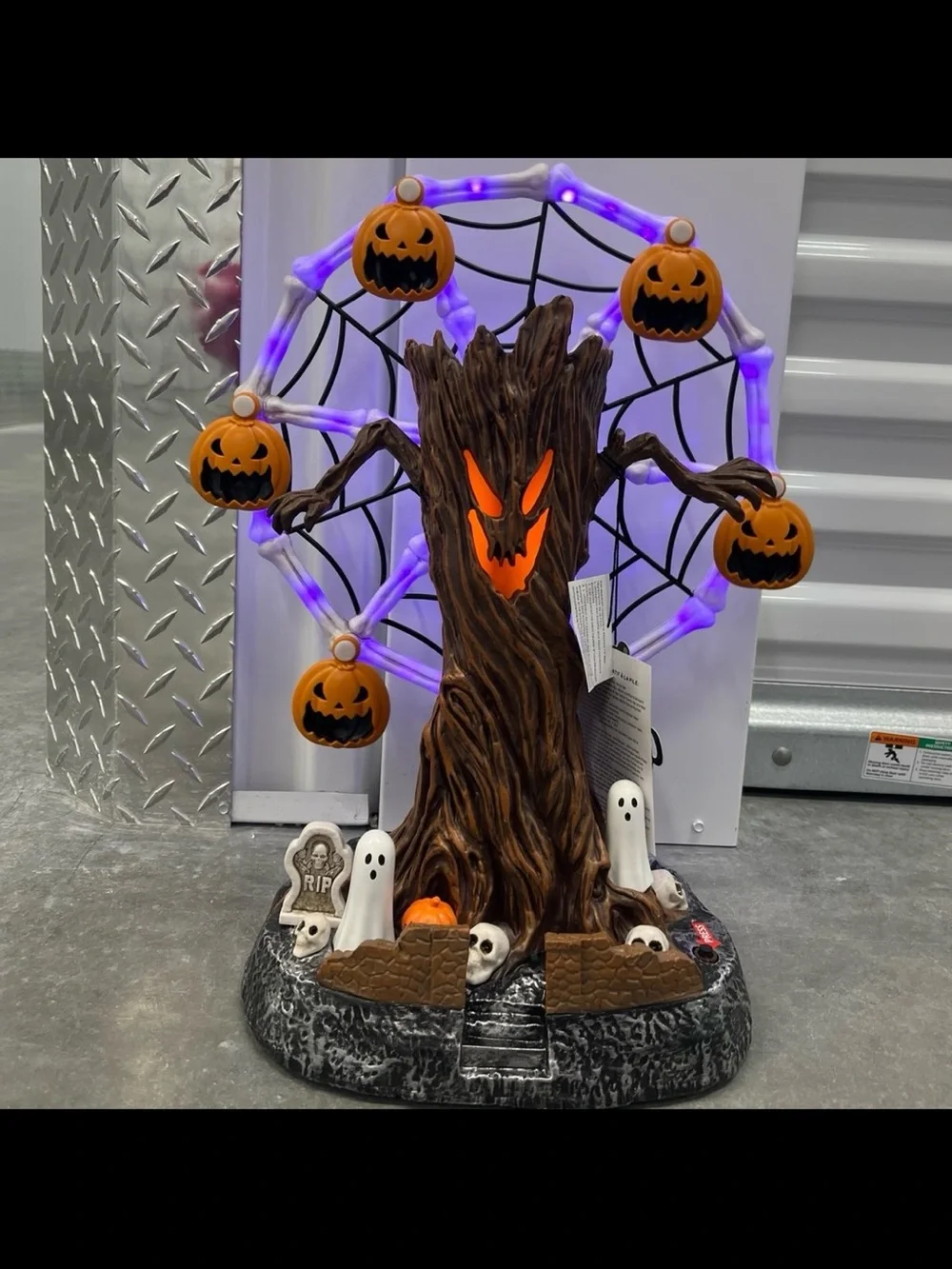NWT Viral Halloween spooky light up musical pumpkin Ferris wheel $150.00